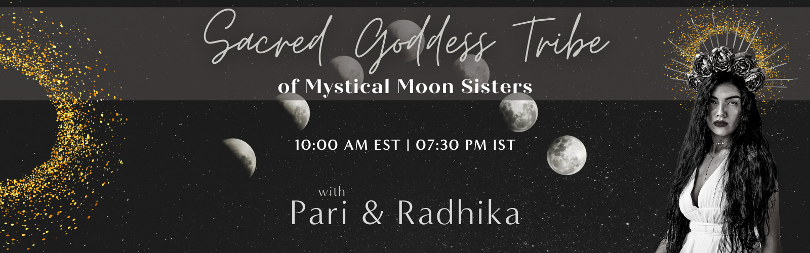 Sacred Goddess Tribe Zoom Banners